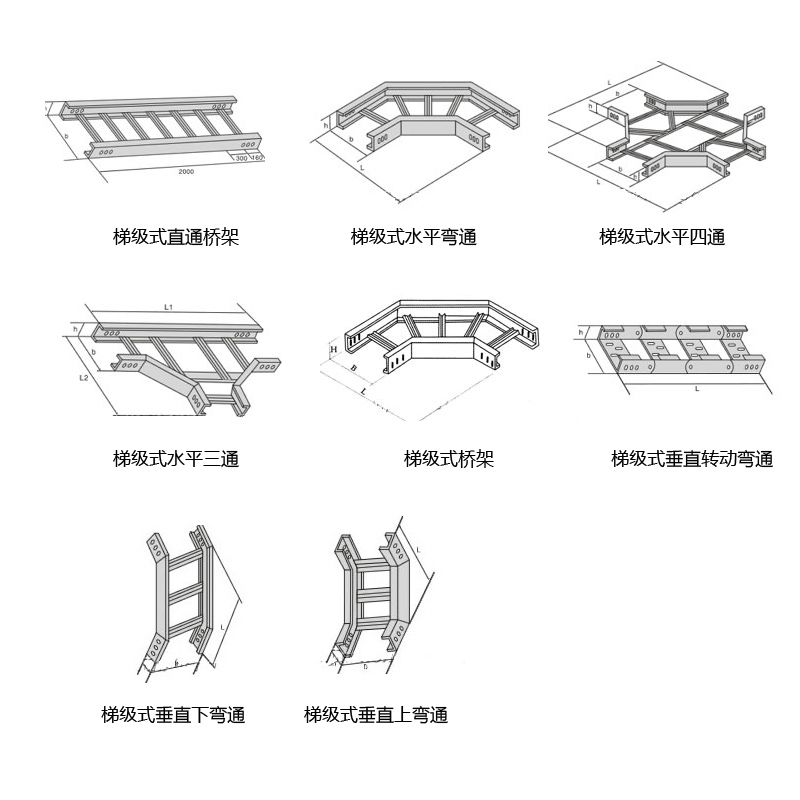 梯級式電纜橋架